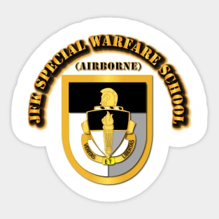 JFK Special Warfare School - Flash Sticker